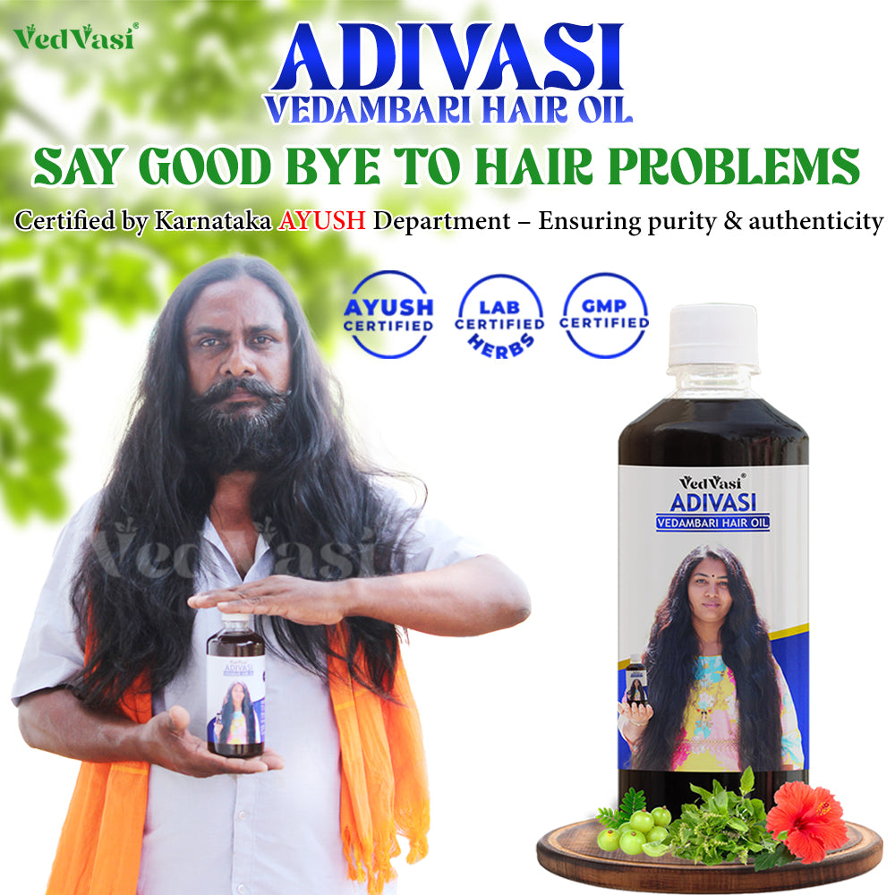 Adivasi Vedambari Herbal Hair Oil | Say Good Bye To All Hair Problems