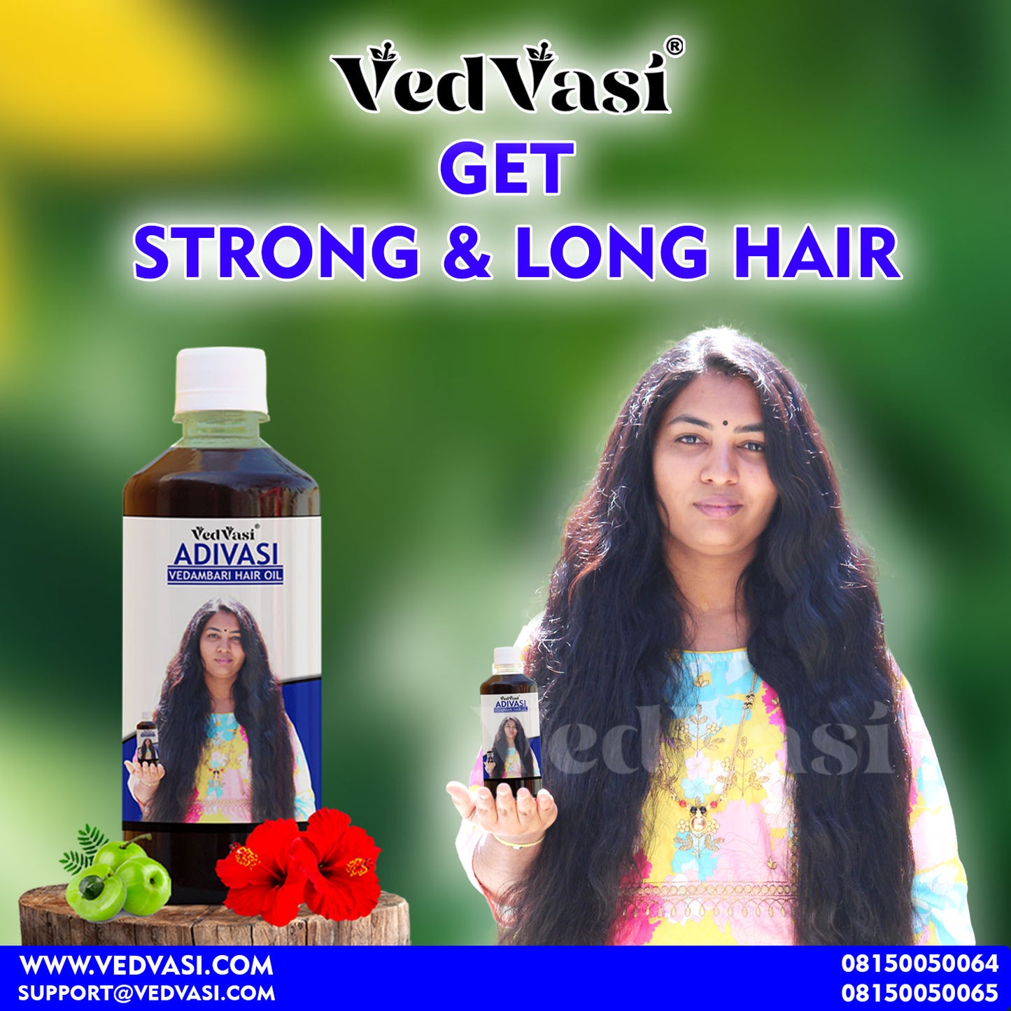 Adivasi Vedambari Herbal Hair Oil | Say Good Bye To All Hair Problems